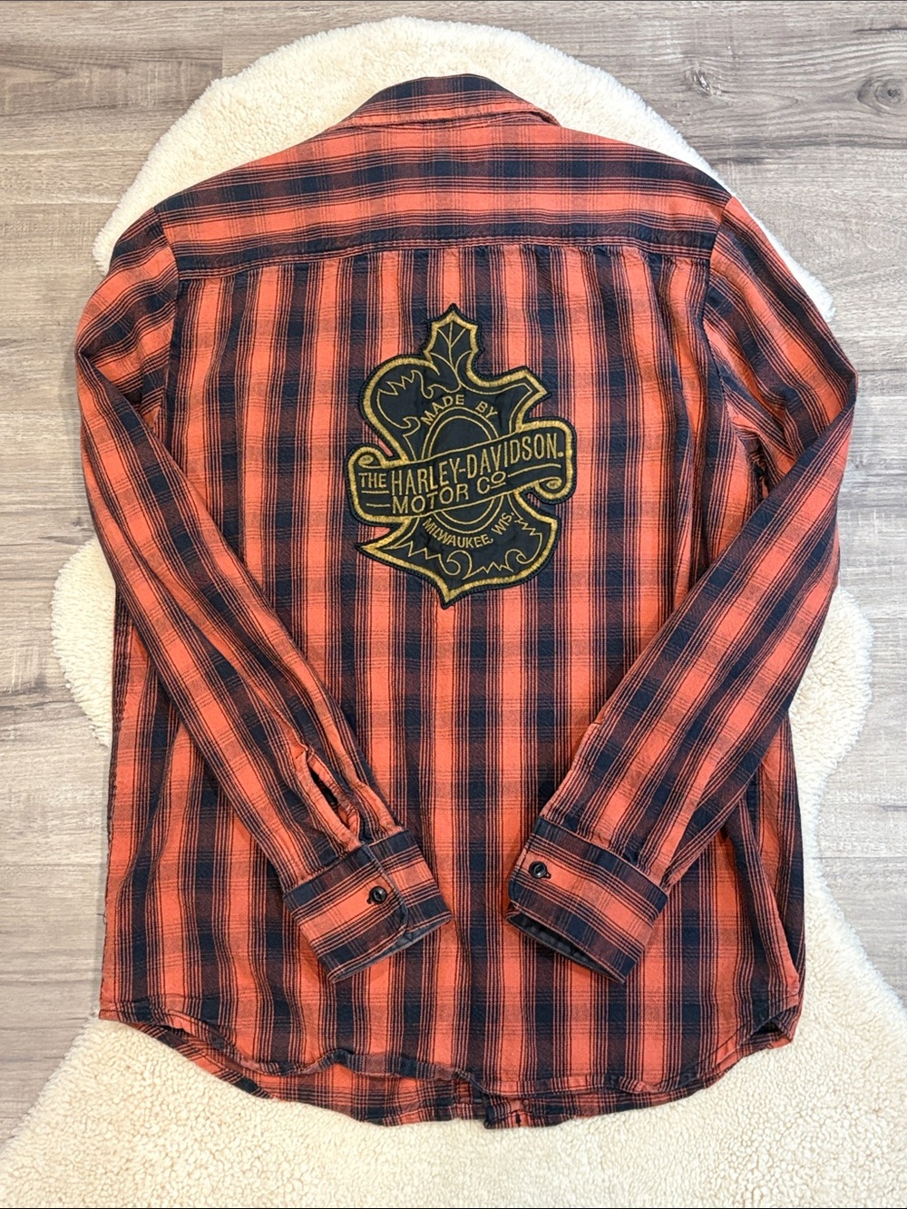 the Harley-Davidson Oak Leaf Plaid Flannel Shirt